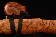 Maple Burl Native American Flute, Medicine Man, Low E-4, #F41I